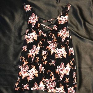 Black Flower Shirt